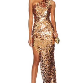 Farah One Shoulder Gown