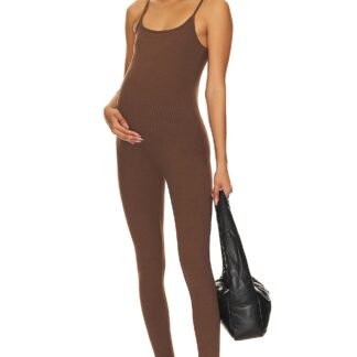 Rib Maternity Unitard