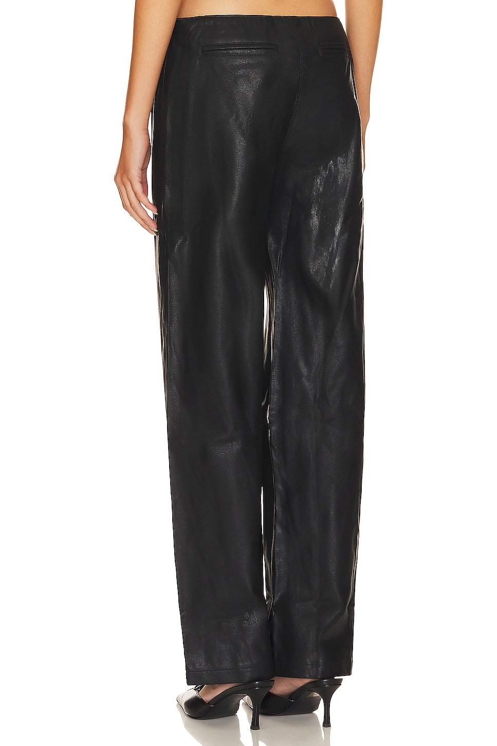 Atlas Faux Leather Pants - Image 3