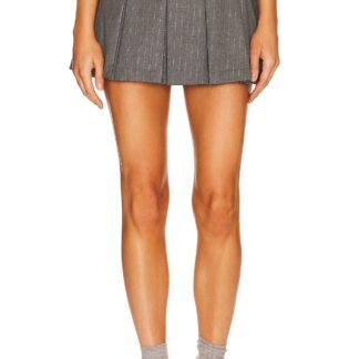Lurex Pinstripe Toni Skirt