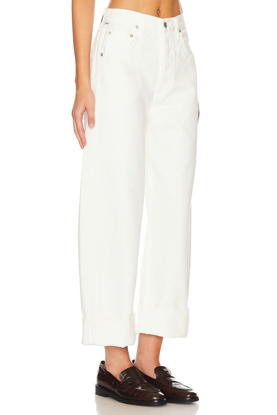 Ayla Baggy Cuffed Crop - Image 3