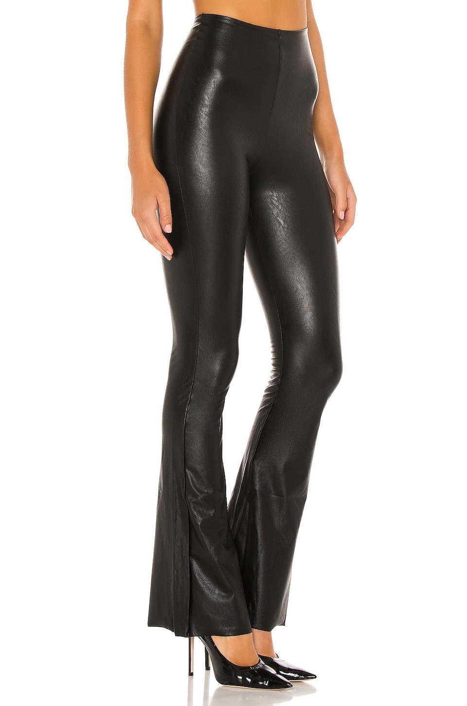 Faux Leather Flared Pant - Image 2