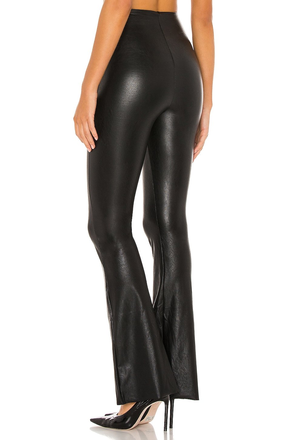 Faux Leather Flared Pant - Image 3