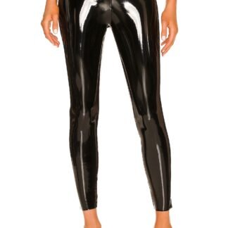 Petite Faux Patent Leather Legging
