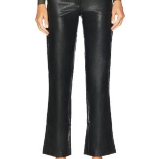 Faux Leather Full Length Trouser