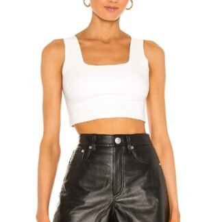Faux Leather Crop Top