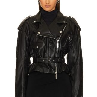 Ambrosia Leather Moto Jacket