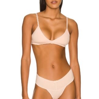 Pima Stretch Cotton V Bralette