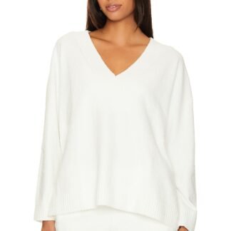 Boucle V-Neck Top