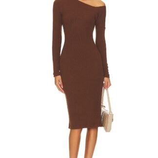 Knit One-shoulder Dress