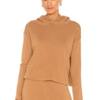 French Terry Cropped Hoodie