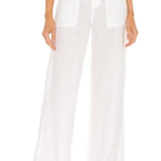 Linen High Waist Wide Leg Pant