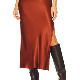 Satin Bias Cut Skirt