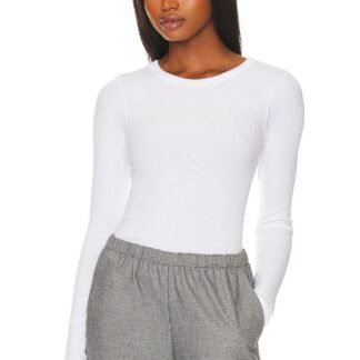 Silk Knit Long Sleeve Crew