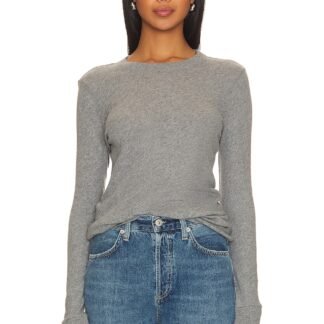Cashmere Easy Cuffed Crew