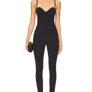 Silk Bustier Jumpsuit