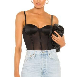 Silk and Mesh Bodysuit