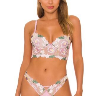 Jardin Embroidery Longline Demi Bra