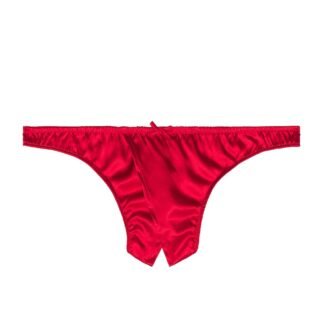 Luxe Crotchless Thong