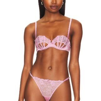 Bella Embroidery Boned Cutout Bra