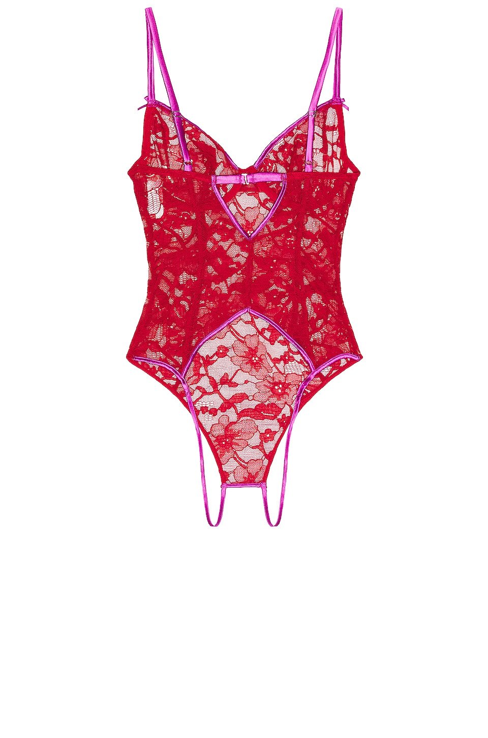Magnolia Lace Ouvert Bodysuit - Image 2