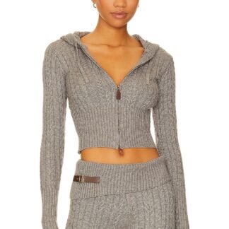 Aimee Cable Knit Hoodie