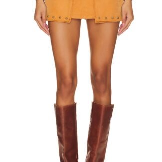x REVOLVE Suede Micro Mini Skort
