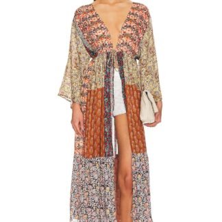 Bombay Mixed Print Kimono