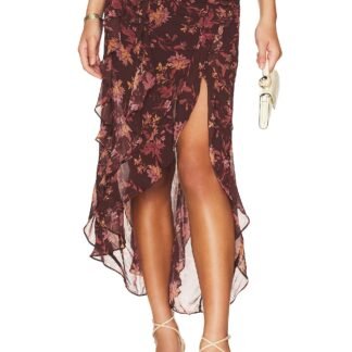 Flounce Around Maxi Skirt