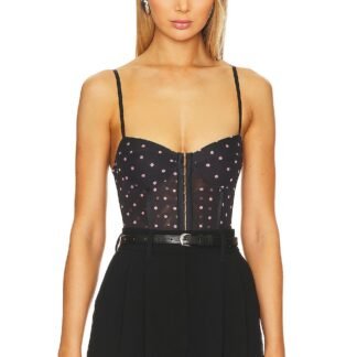 x Intimately FP Night Rhythm Corset Bodysuit in