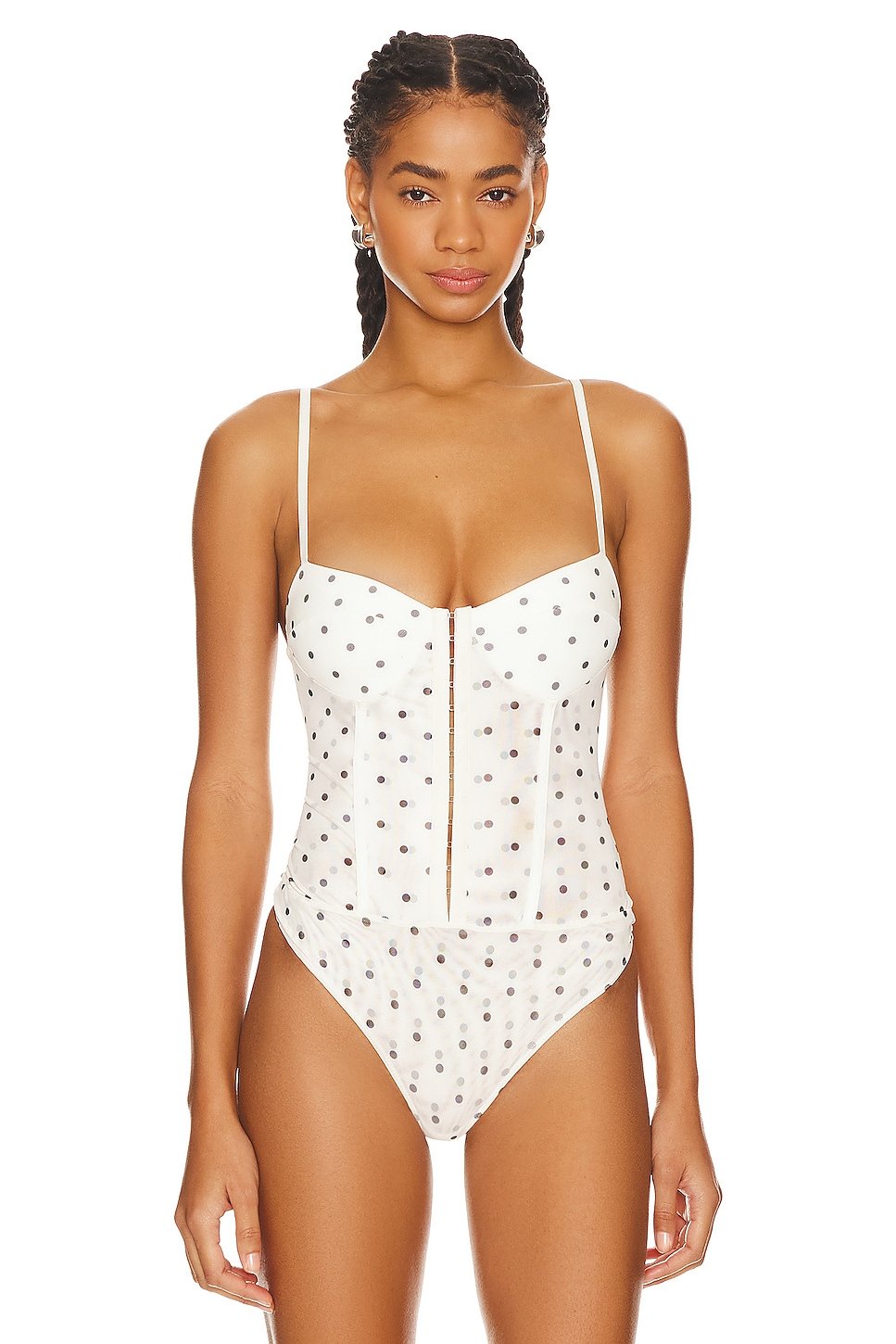x Intimately FP Printed Night Rhythm Corset Bodysuit - Image 2