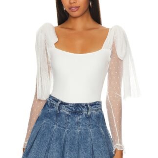 x Intimately FP Tongue Tied Bodysuit In Ivory