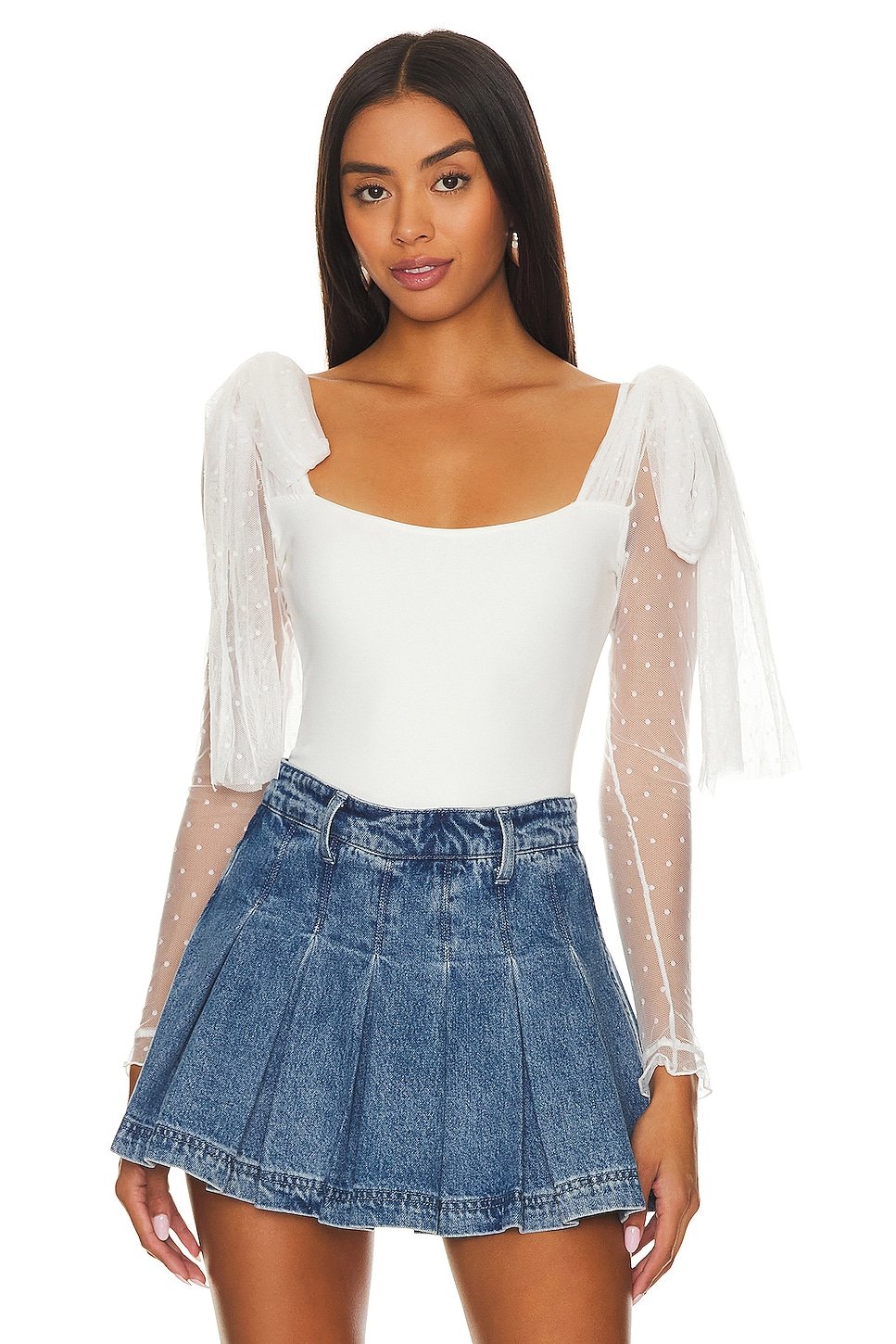 x Intimately FP Tongue Tied Bodysuit In Ivory