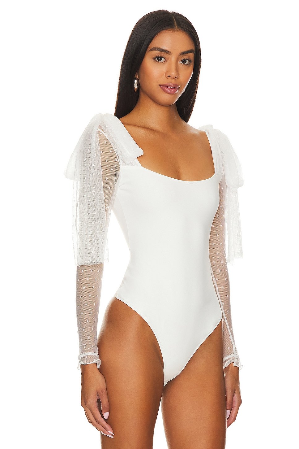 x Intimately FP Tongue Tied Bodysuit In Ivory - Image 3