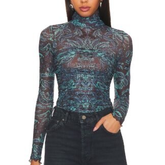 x Intimately FP Under It All Printed Bodysuit In Southwest