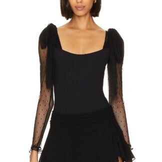 x Intimately FP Tongue Tied Bodysuit In Black