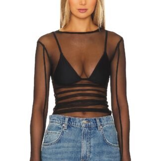 x Intimately FP Last Layer Long Sleeve Top In Black