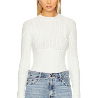x Intimately FP Keep Me Warm Bodysuit In Coconut Milk