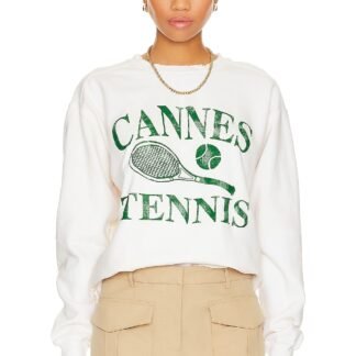 Cannes Tennis Crewneck Sweatshirt