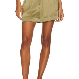 Washed Satin Shorts