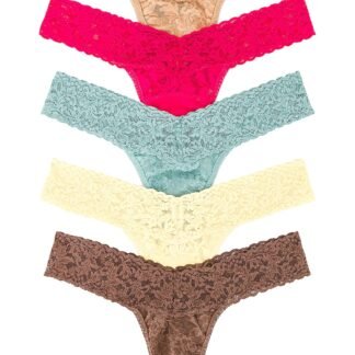 Five Low Rise Thongs