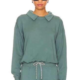 Supima Fleece Collared Sweatshirt