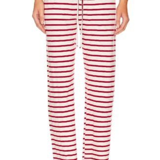 Stripe Jersey Crop Pant