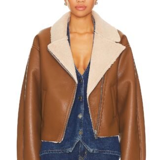 Amelia Faux Leather Jacket