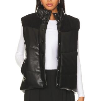 Lobelia Faux Leather Vest