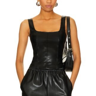 Dante Faux Leather Tank