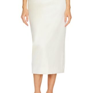 Heavy Satin Column Skirt