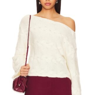 x REVOLVE Elaina Braided Sweater