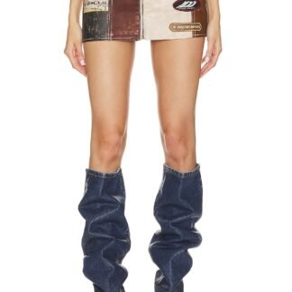 Daytona Faux Leather Mini Skirt