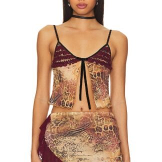 Leopard Babydoll Cami Top